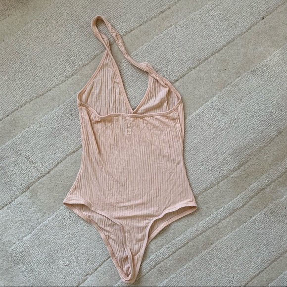 Me to We Halter Thong Bodysuit - Picture 2 of 4